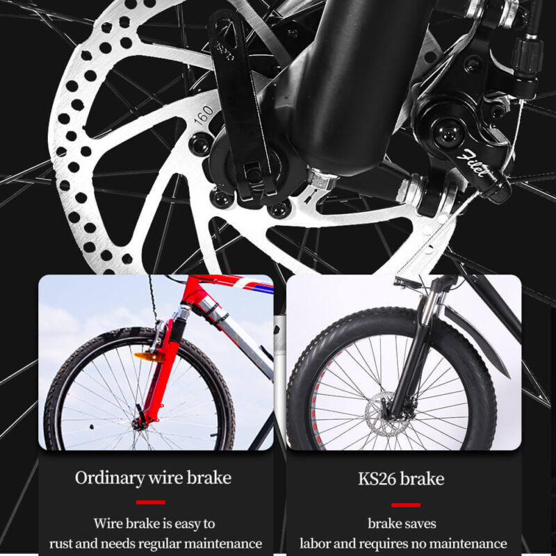 disc brakes electric bicycle